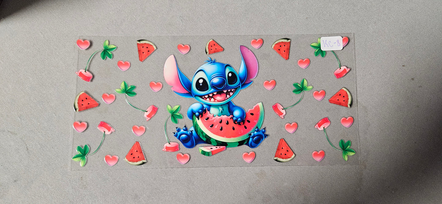 KC-8 Blue Alien Watermelon UVDTF Wrap