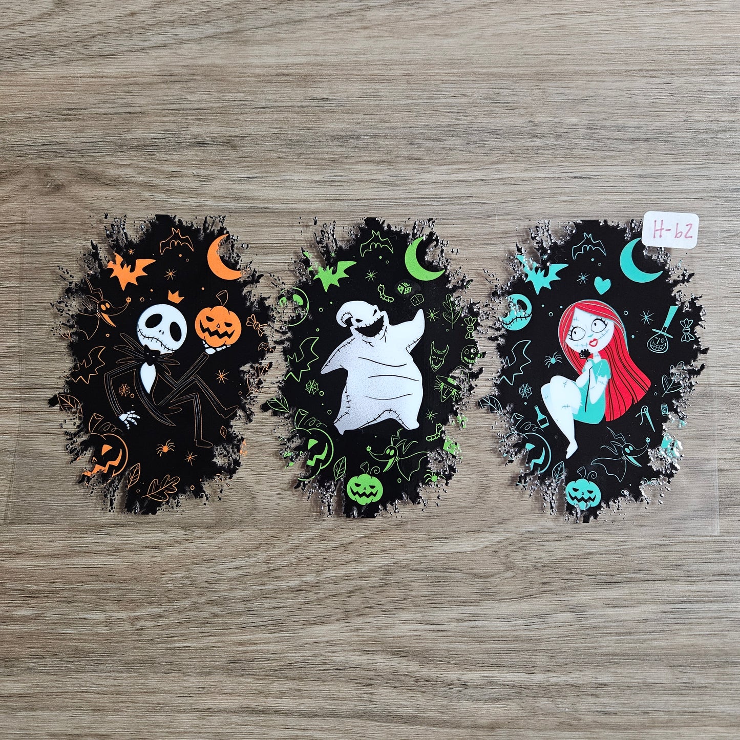 H-62 Spooky Skeleton King Halloween UVDTF Wrap