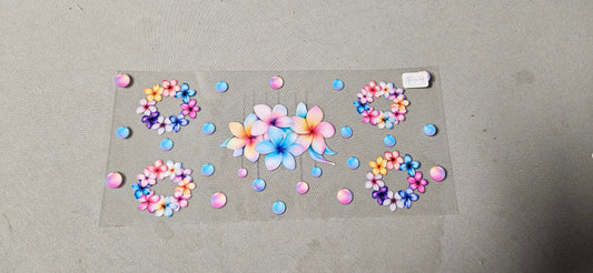 F-4 Colorful Flowers UVDTF Wraps