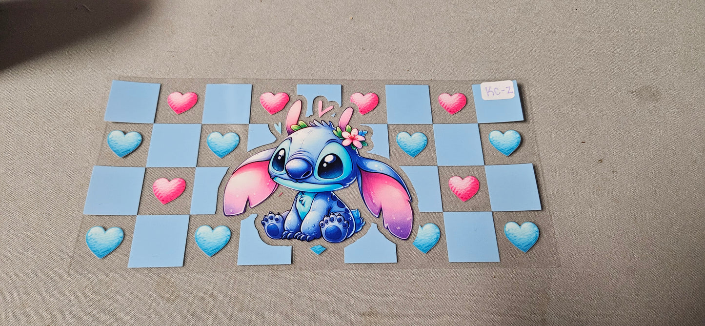 KC-2 Blue Alien UVDTF Wrap