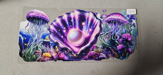 SH-3 Purple Seashell UVDTF Wrap