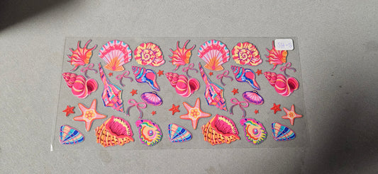SH-5 Colorful Seashell 2 UVDTF Wrap