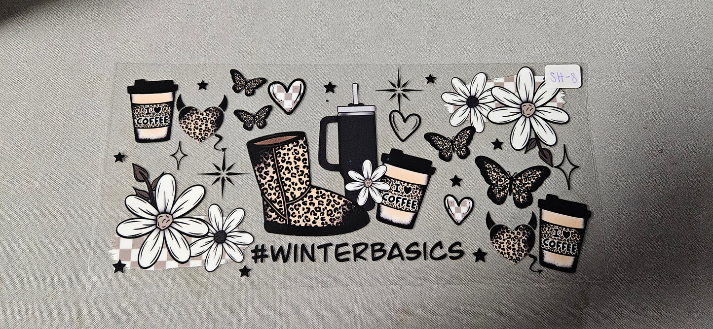 SH-8 Winter basics UVDTF Wrap