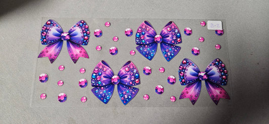 B-2 Jeweled Bow UVDTF Wrap