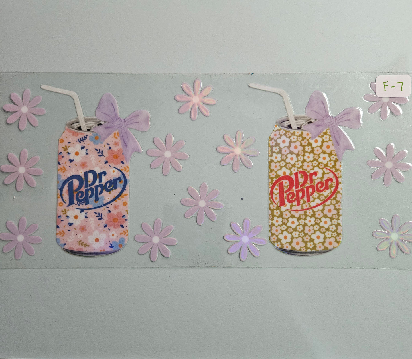 F-7 Dr pepper 2 UVDTF Wraps