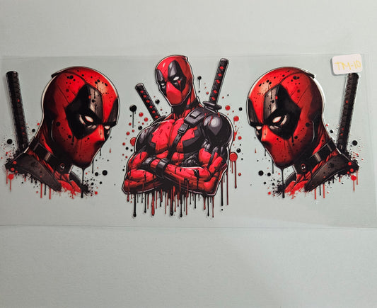 TM-10 Red-Suited Anti-Hero UVDTF Wrap