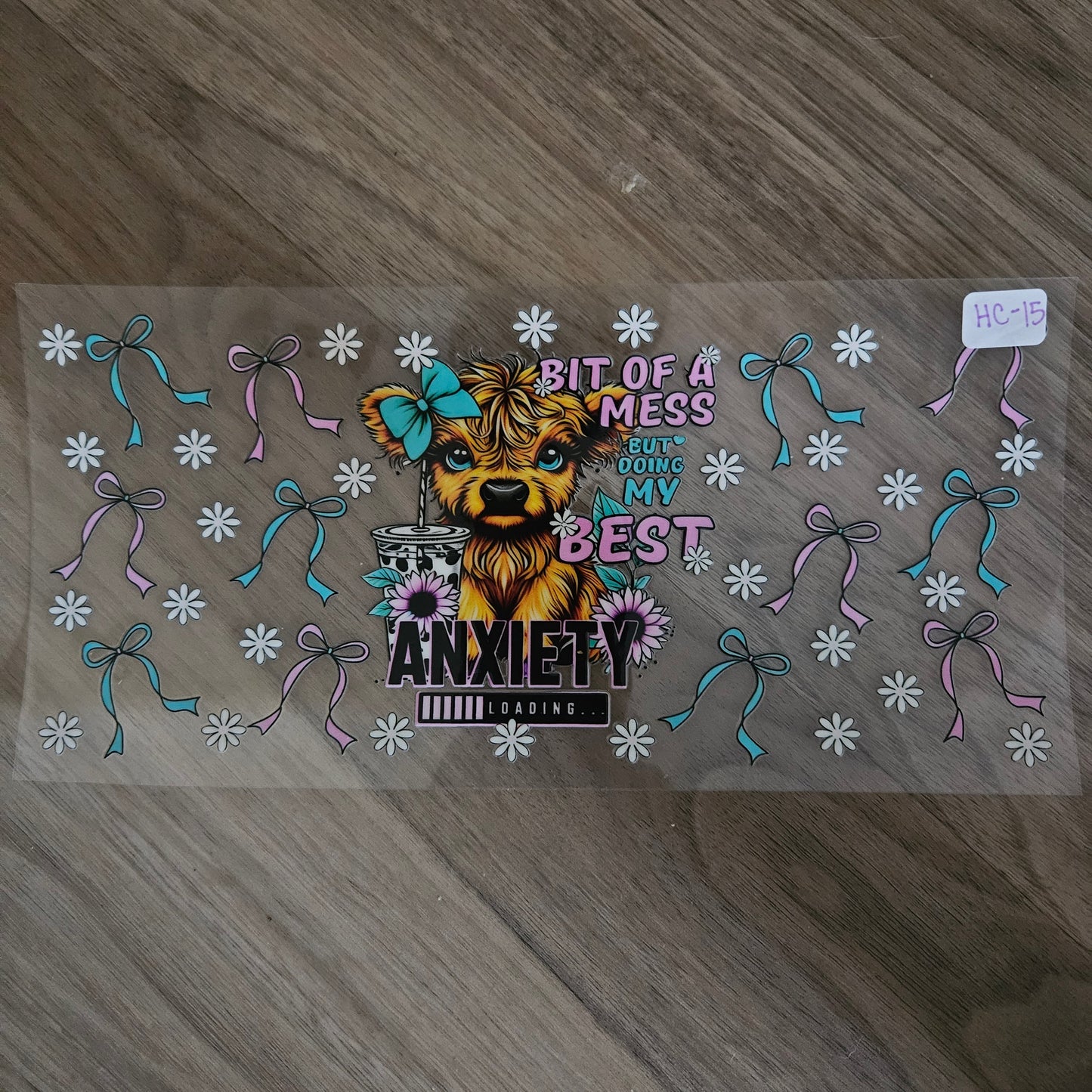 HC-15 Bit of a mess UVDTF Wrap