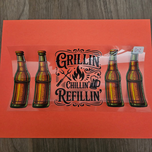D-2 Grillin, Chillin, and Refillin UVDTF Wrap