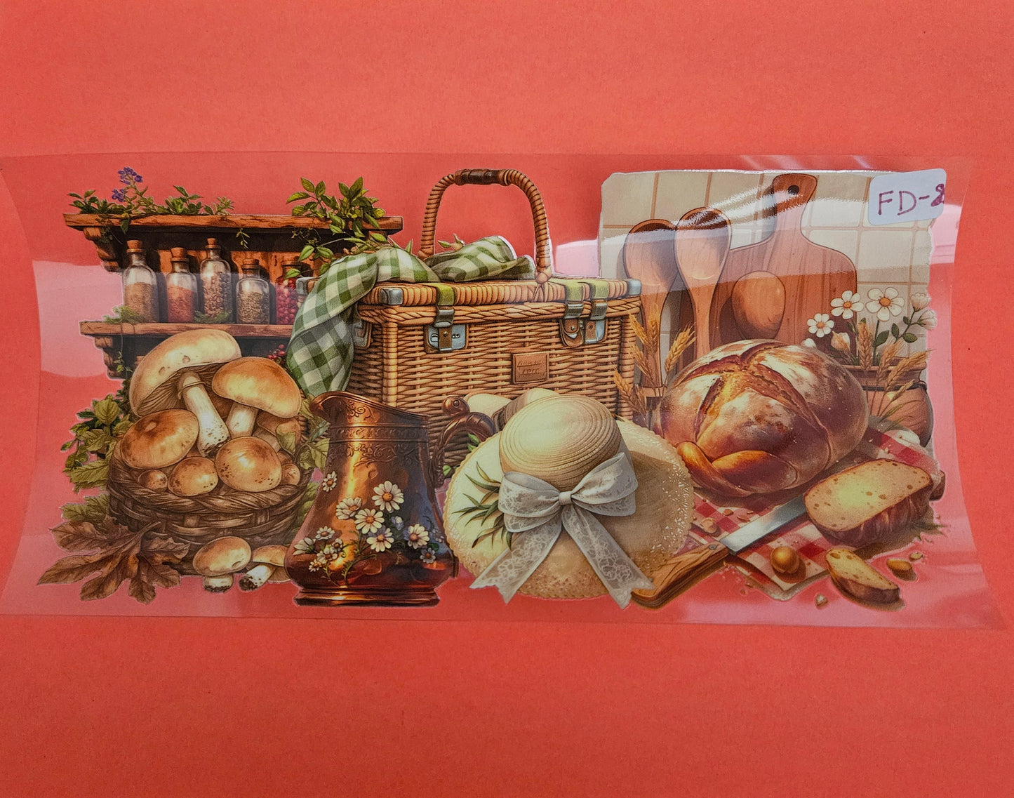 FD-8 Cottage Pantry Wrap UVDTF Wrap