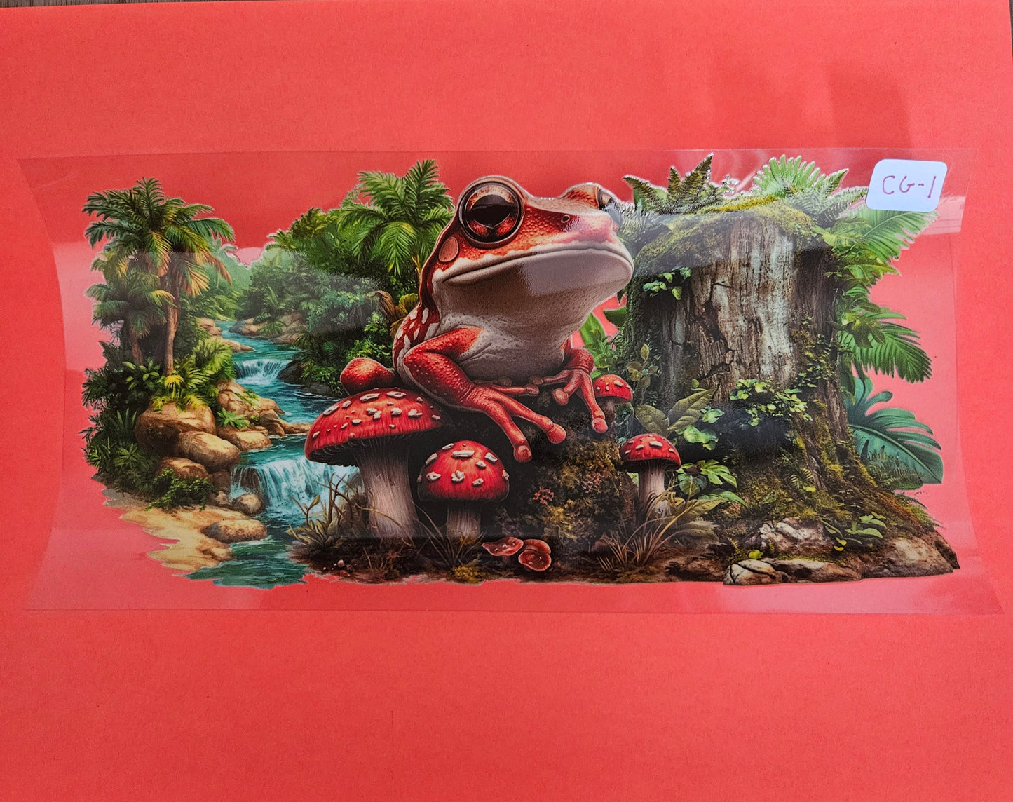 CG-1 Rainforest Frog UVDTF Wrap