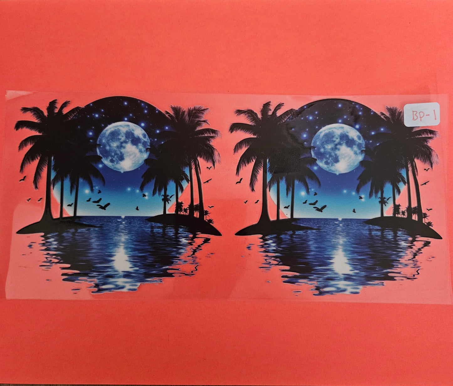 BP-1 Night time beach setting UVDTF Wrap