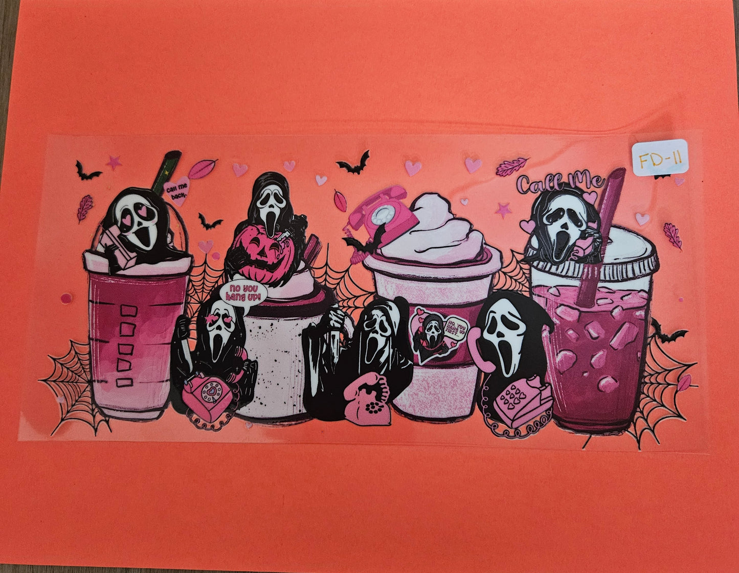 FD-11 Ghostface UVDTF Wraps