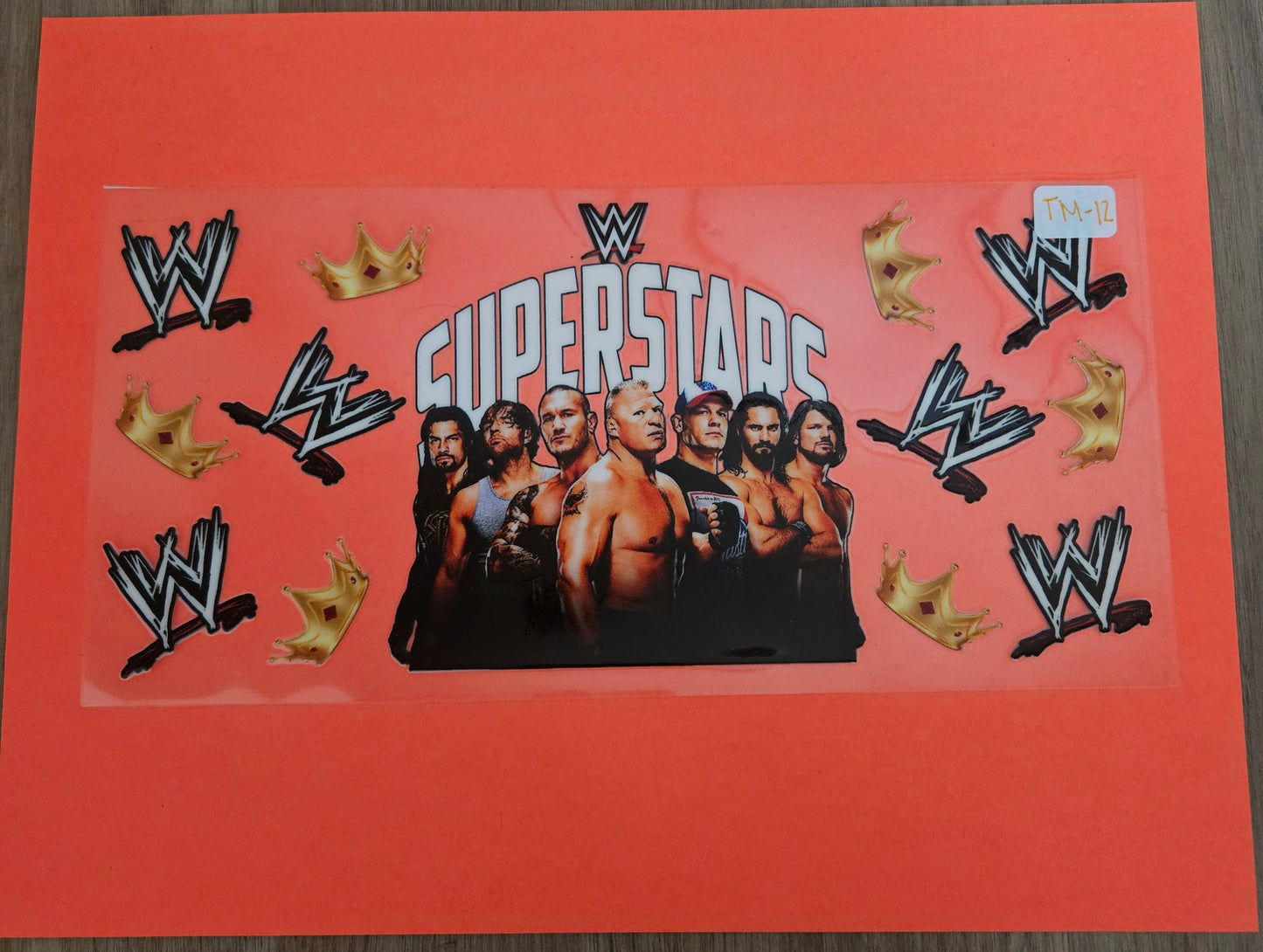 TM-12 Wrestling Superstars UVDTF Wrap