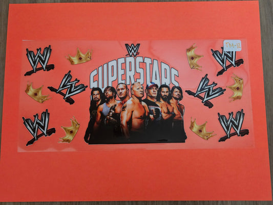TM-12 Wrestling Superstars UVDTF Wrap