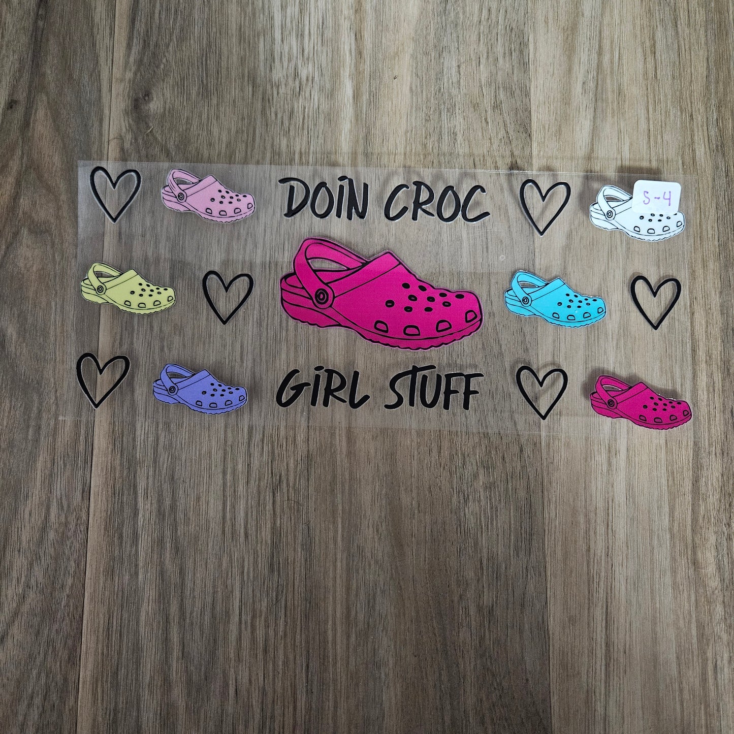 S-4 Croc Girl Stuff UVDTF WRAP
