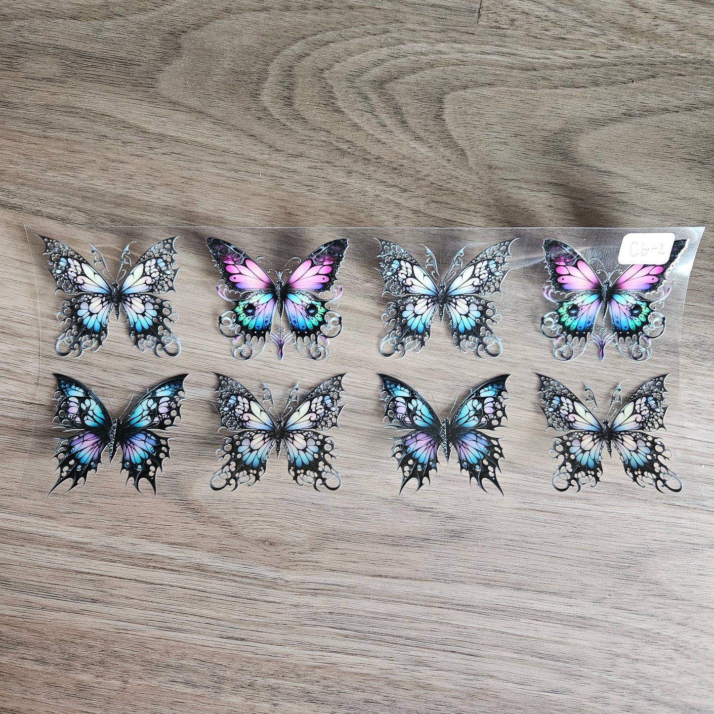 CG-2 Colorful Butterfly 2 UVDTF Wrap