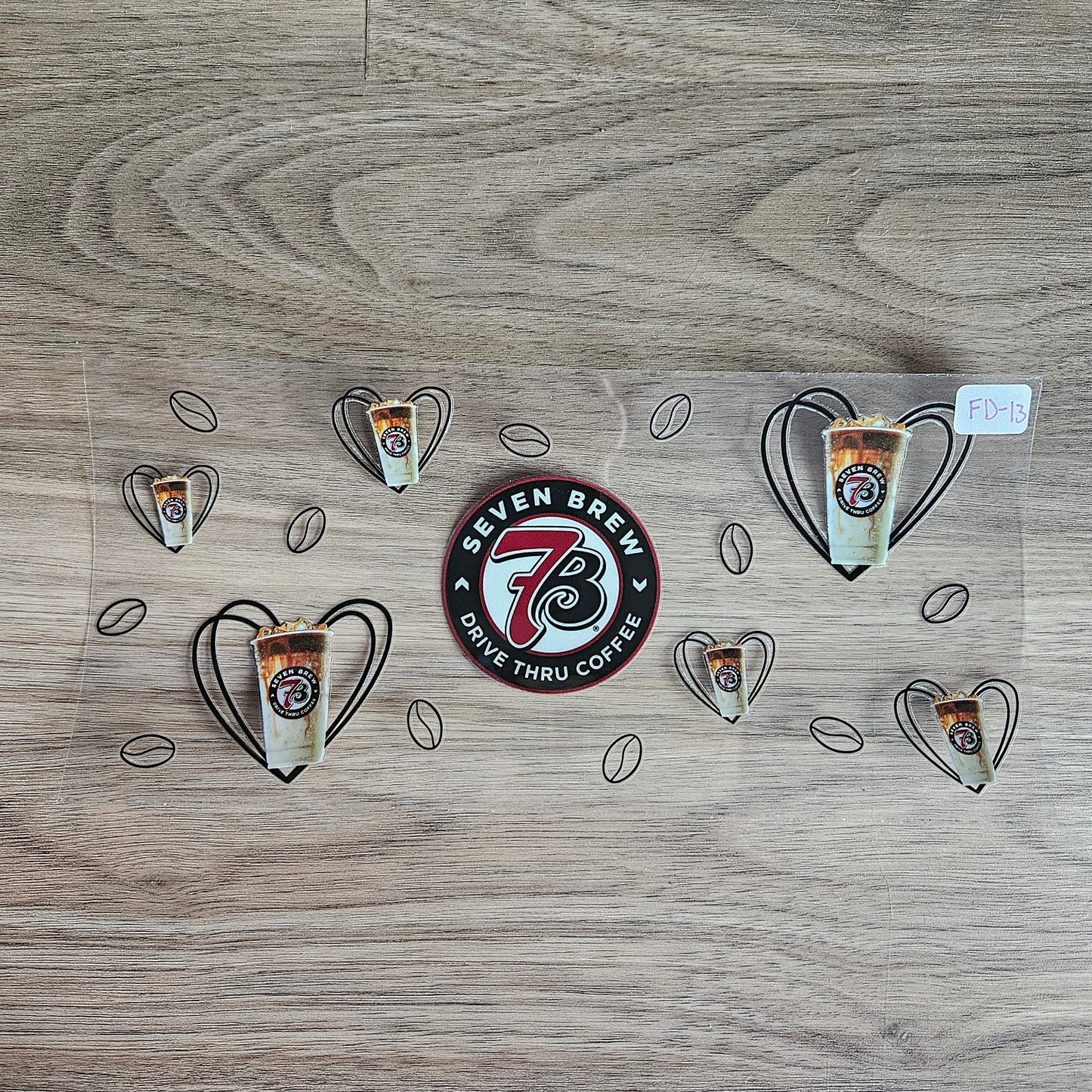 FD-13 Coffee shop vibes 2 UVDTF Wrap