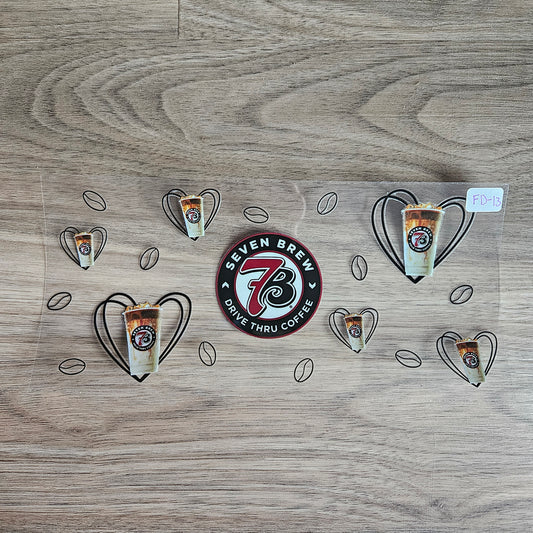 FD-13 Coffee shop vibes 2 UVDTF Wrap