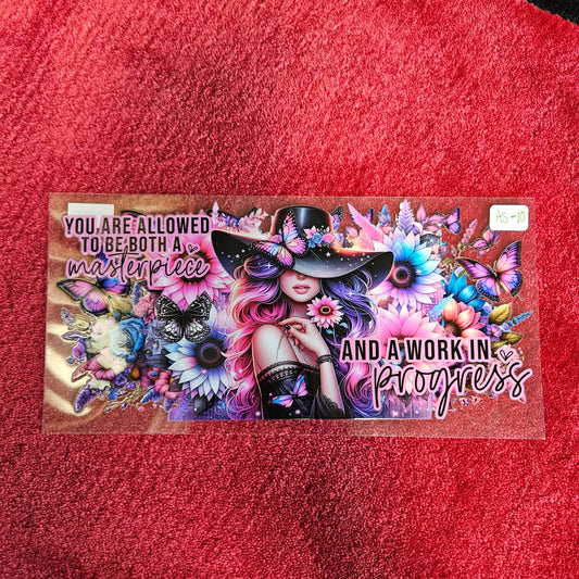 AS-4 Work in progress goddess lady UVDTF Wrap