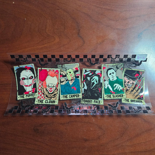 D-11 Icons of Horror UVDTF Wrap