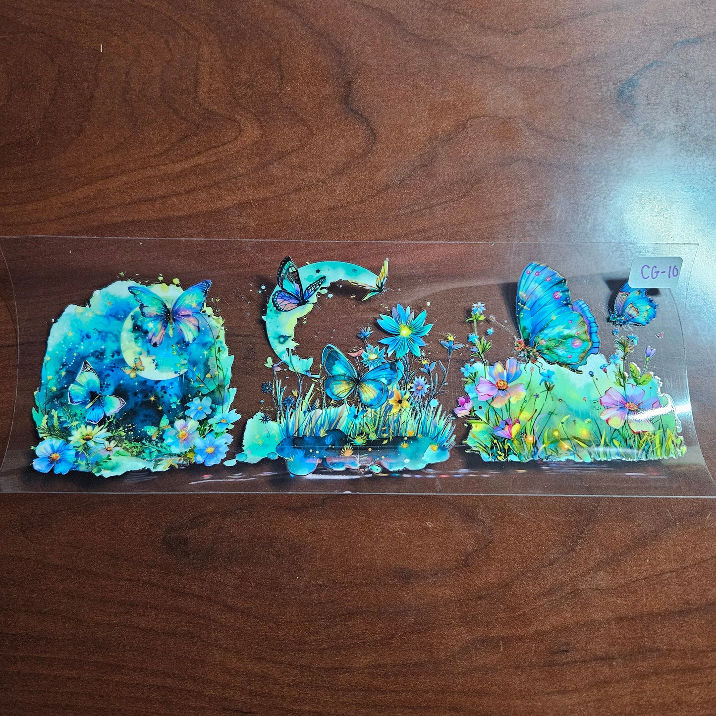 CG-10 Butterfly Garden UVDTF Wrap