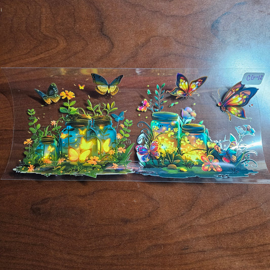 CG-12 Butterfly Jars UVDTF Wrap