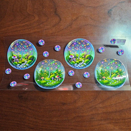WF-14 Fairy Forest Fishbowl UVDTF Wrap