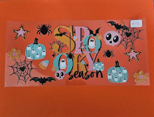 H-11 Spooky Season UVDTF Wrap