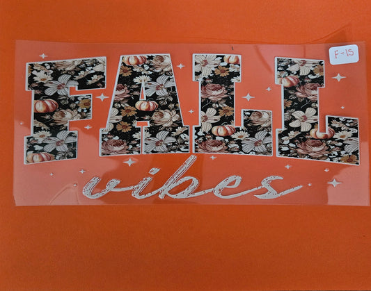 F-15 Fall Vibes UVDTF Wrap