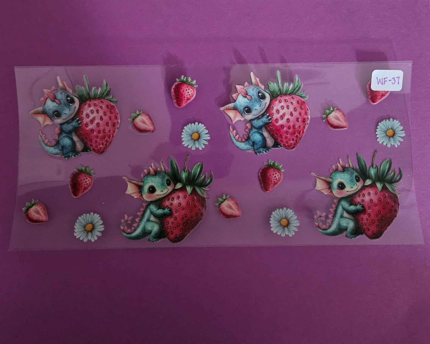 WF-37 Strawberry Dragon UVDTF Wrap