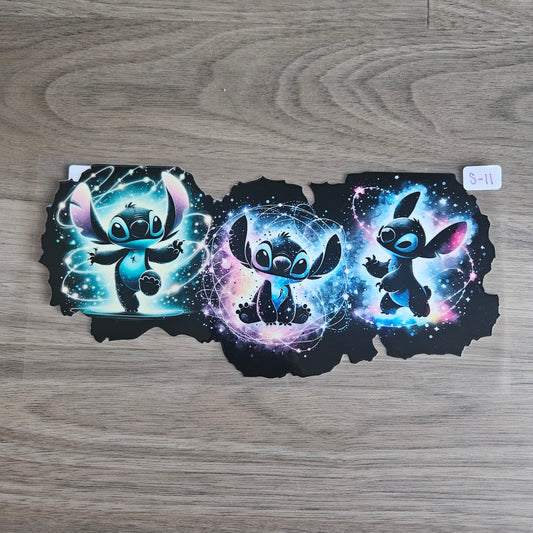 S-11 Galaxy Blue Alien UVDTF Wrap