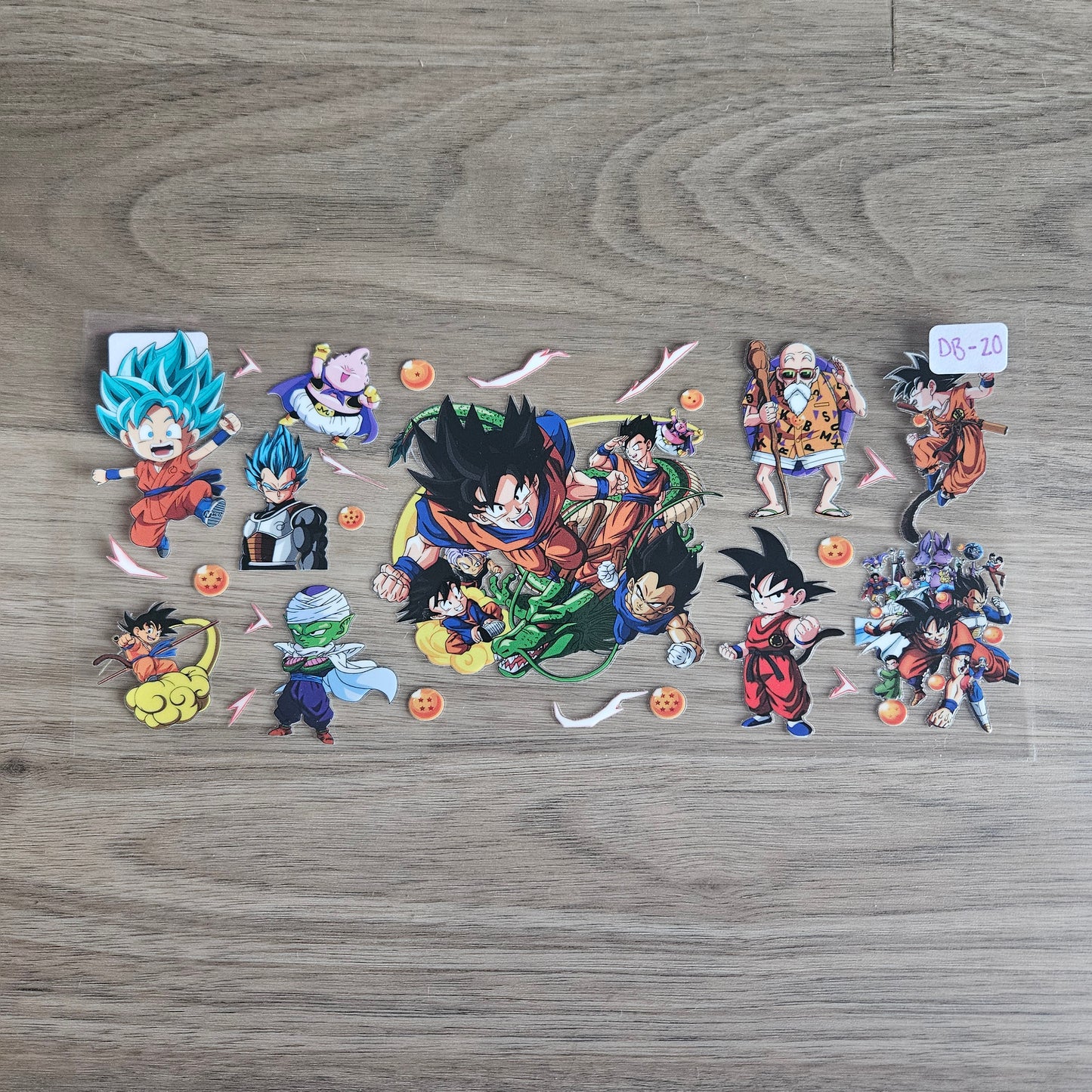 DB-20 Dragon Sphere Anime Character UVDTF Wrap