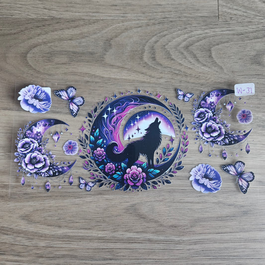 W-31 Howling Wolf Galaxy UVDTF Wrap