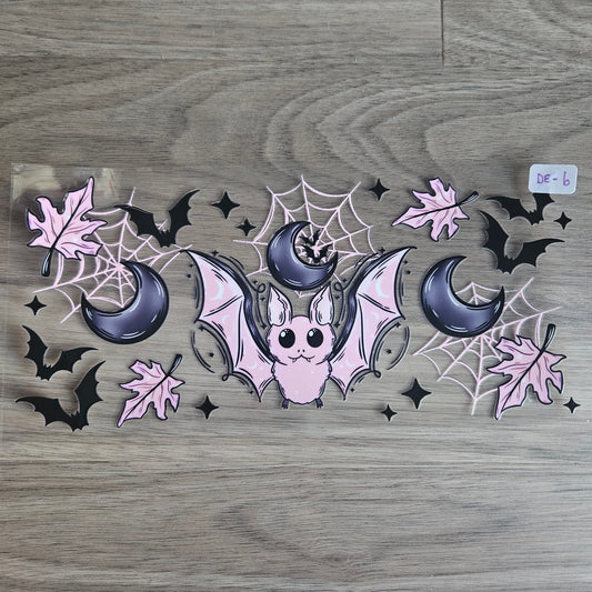 DE-6 Pink Bat UVDTF Wrap