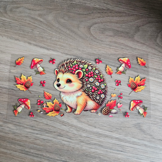 F-61 Autumn Hedgehog UVDTF Wrap