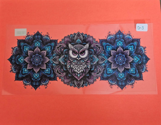 O-3 Mandela Owl UVDTF Wrap